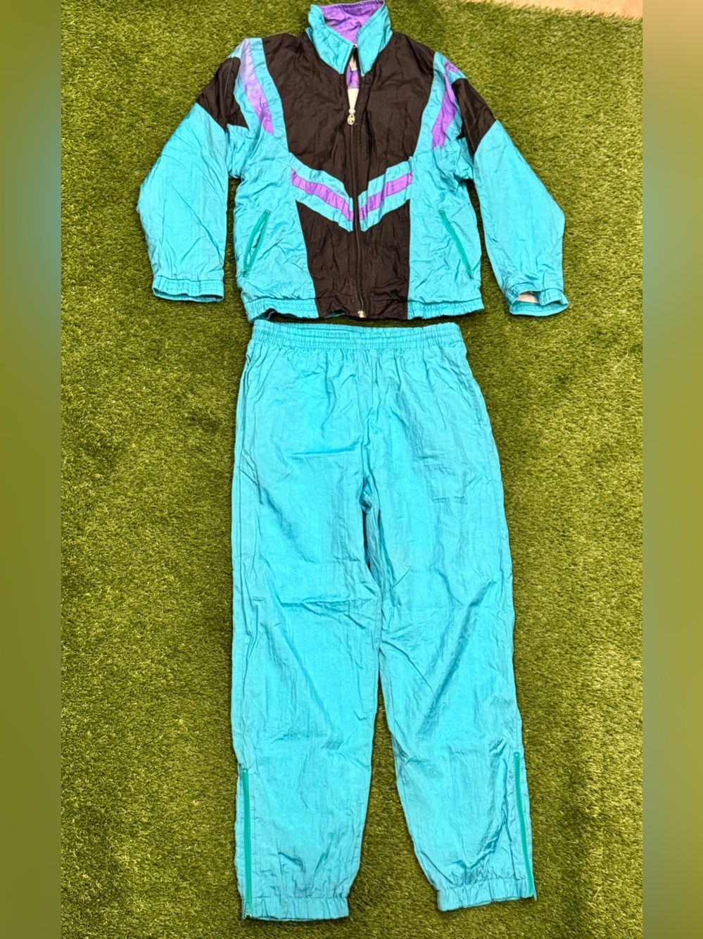 Vintage Lavon Petites Size Small 90's Women's Walking Exercise 2 Piece Tracksuit